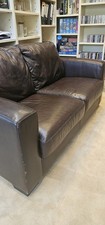 Two Seat Brown Faux Leather