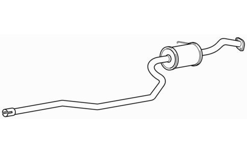 Centre exhaust middle - exhaust,