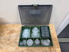 MATCH COARSE FISHING TACKLE - MEDUSA ELITE POLE POTS, COMPLETE SET IN TACKLE BOX