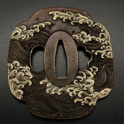 Japanese tsuba sword guard - sword,
