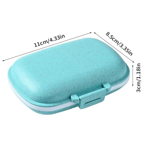Daily pill box portable - daily,