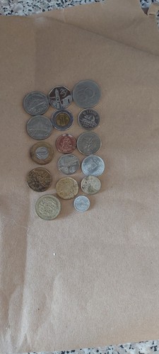 Different foreign coins - 15,