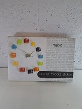 Next Colour Block Sticker Wall