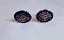 Vintage Blue Enamel 925