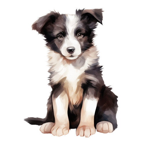 Border collie puppy fur baby - border,