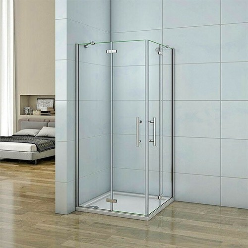 Frameless hinge pivot shower - frameless,