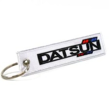 DATSUN KEYCHAIN Style D WHITE