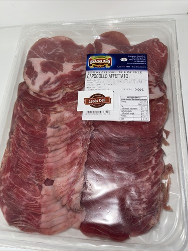 Capocolla sliced 500g - capocolla,