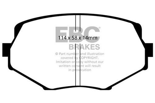 Ebc yellowstuff front brake - ebc,