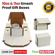 Smash Proof Sublimation Mug Boxes White Gift Packing Mailing 10oz, 11oz Boxes