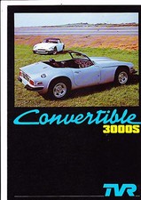 TVR Convertible 3000S & Turbo models brochure - July 1978 - mint condition