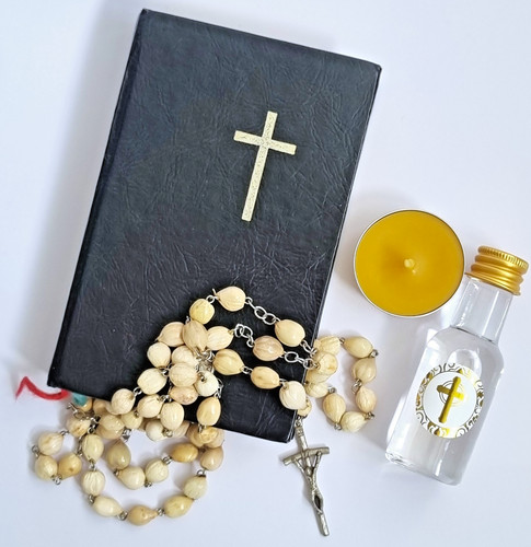 Bottle and holy water blessed - holy,