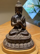 Tibetan bronze buddha statue - tibetan,