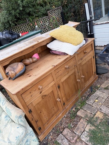 Pine dresser sideboard - dresser, with