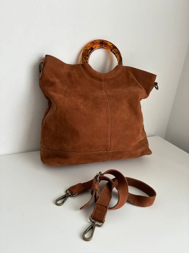 Fatface brown soft leather