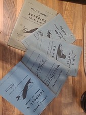 Various Pilots And Flight Engineers Notes Multiple Aircraft Spitfire York