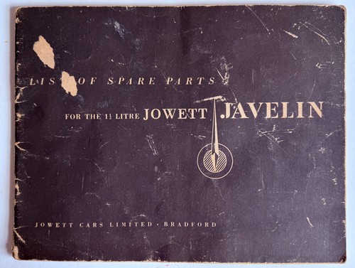 Jowett javelin list of - list,