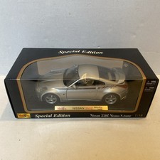 Maisto 1/18 Scale Die Cast Model Nissan 350Z Nismo S-tune - Silver On Stand