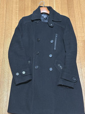 H&M Men's Black Warm Pea Coat