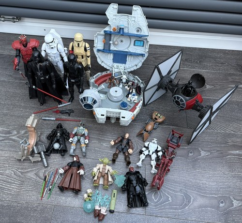 Star wars figures tie - star, fighter