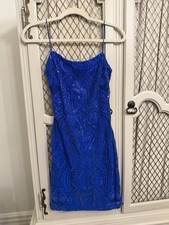 NEXT UP Electric Blue Sequin