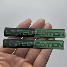 2pcs 3D Limited Edition Car