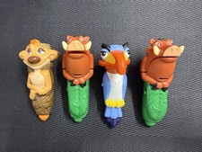 The Lion King - Zazu - Timon - Pumbaa x2 - McDonalds Happy Meal Toys