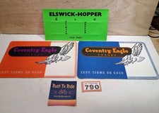 Vintage Bicycle Shop Point Of Sale Coventry Eagle Elswick Hopper X3 #790