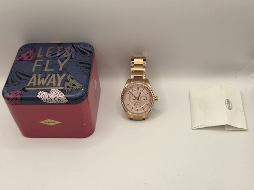 Fossil ladies watch gold tone - fossil,