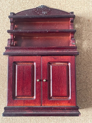 12th dolls house mahogany - house,