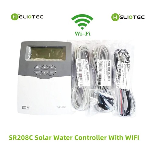 Solar water heater - heater, controller