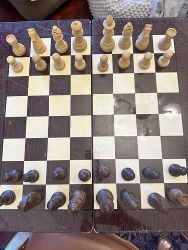 Large wooden chess - chess, &