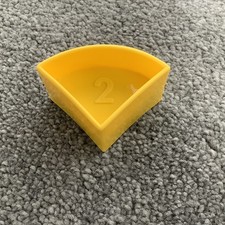 Tupperware No. 2 TWO. Quarter Circle For Vintage Shape Sorter Ball