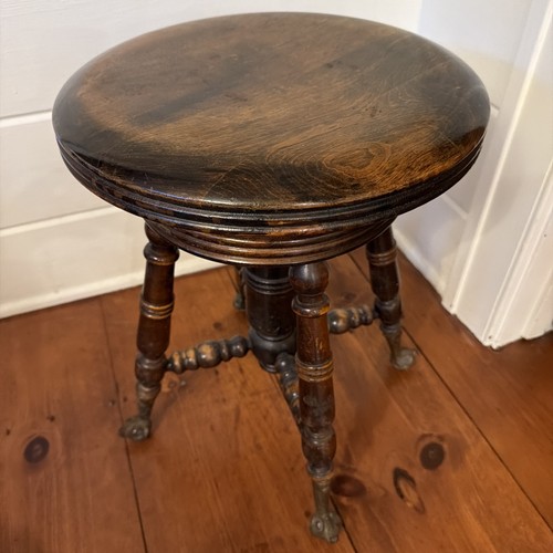 Antique victorian piano stool - antique,