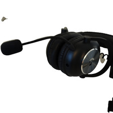 Logitech G Pro X Wired Blue VO!CE Detachable Boom Mic Gaming Headset - Black