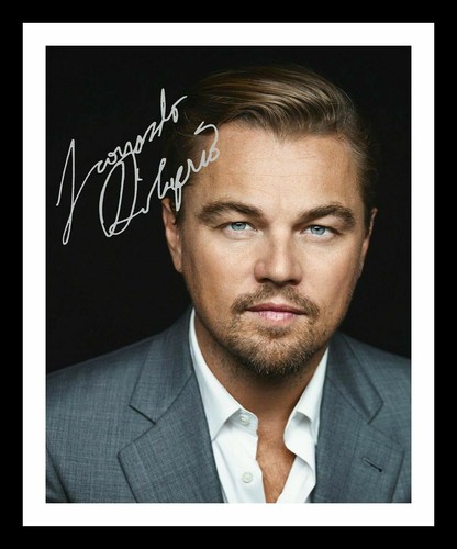 Leonardo dicaprio autograph - dicaprio,