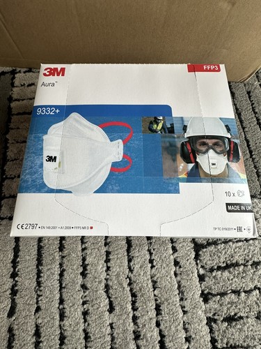 Aura 9332 face mask ffp3 - 9332+,