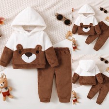 2PCS Baby Boys Toddler Fleece