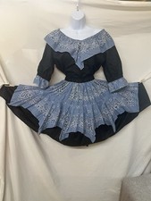 Vintage Dress L Circle Square
