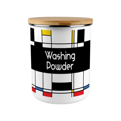 Retro washing powder canister - retro,