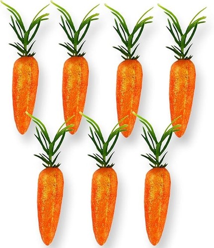 Easter glitter carrots - 7,