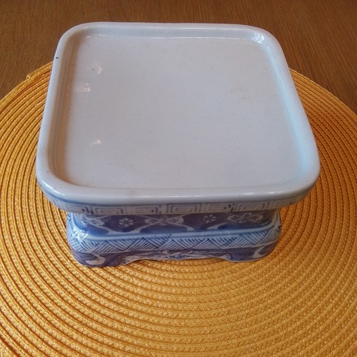 Antique chinese blue - blue, white