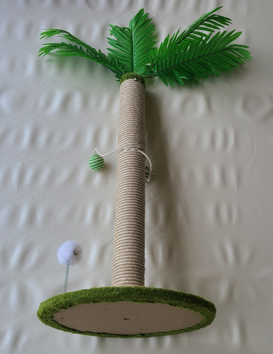 Cat scratching post toy - cat,