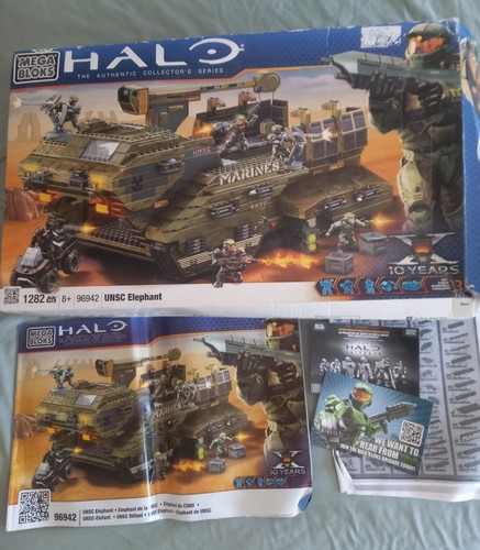 Mega blox halo unsc elephant - unsc,