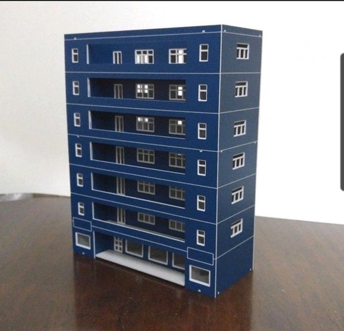 Gauge painted building 7 - gauge,