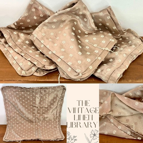 Vintage satin beige cream - satin,