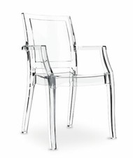 Acrylic Ghost Plexiglass Armchair Transparent Stackable Quality