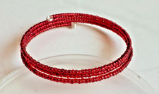 Red Coloured Silver Lined
