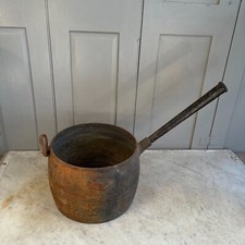 Large Kenrick & Sons antique cast iron gypsy pot cooking pot 2.5 gallons