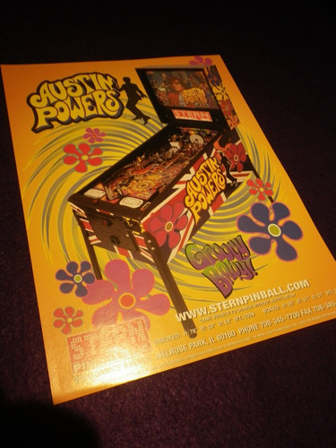 Stern austin powers pinball - powers,